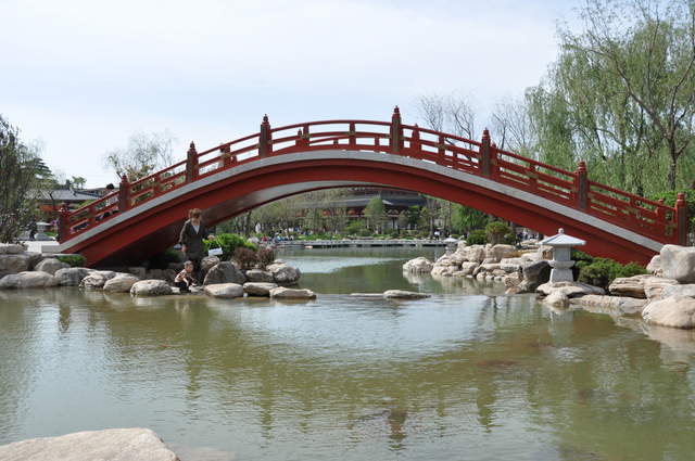 Bridge at Huaqing Hot Springs