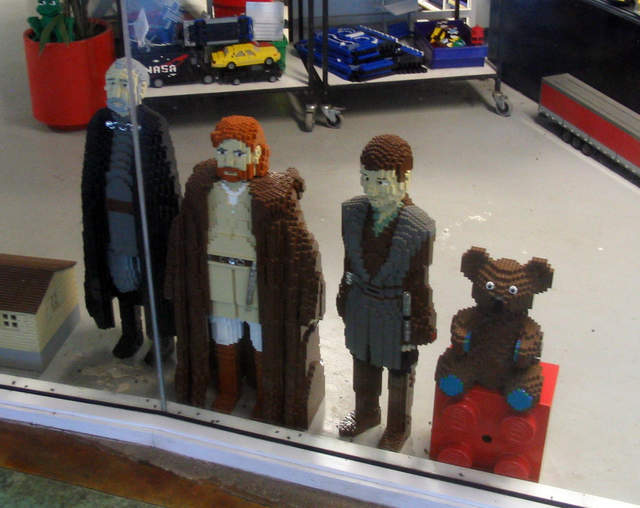 Patient Jedi, and a slightly younger Chewwy? :)