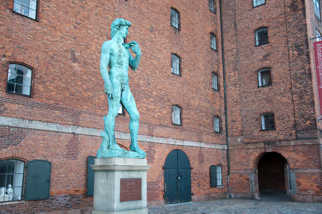 Replica of Michelangelo's David