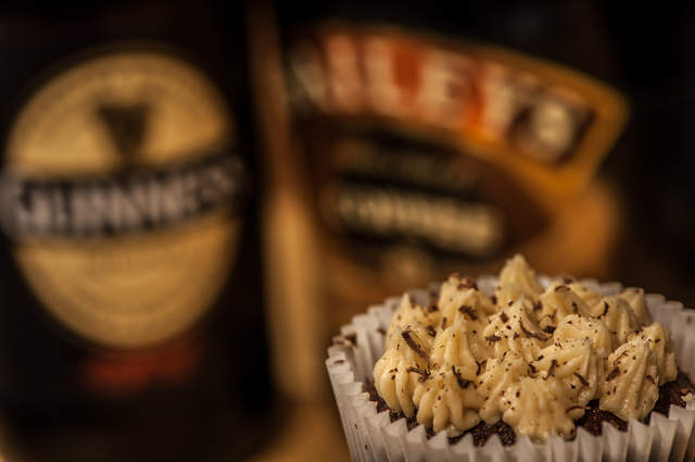Guinness and Baileys Cupcake