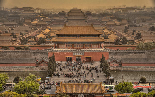 The Forbidden City, viewed from Jingshan Hill