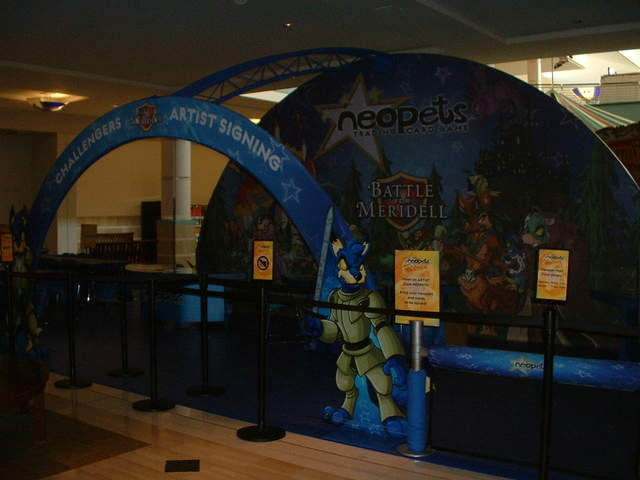 Challengers and Artist Signing Area