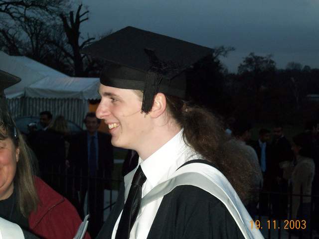 Kevin after graduation