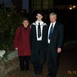 Kev, with Mum and Dad