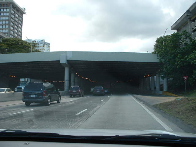 On our way to the hotel from the airport