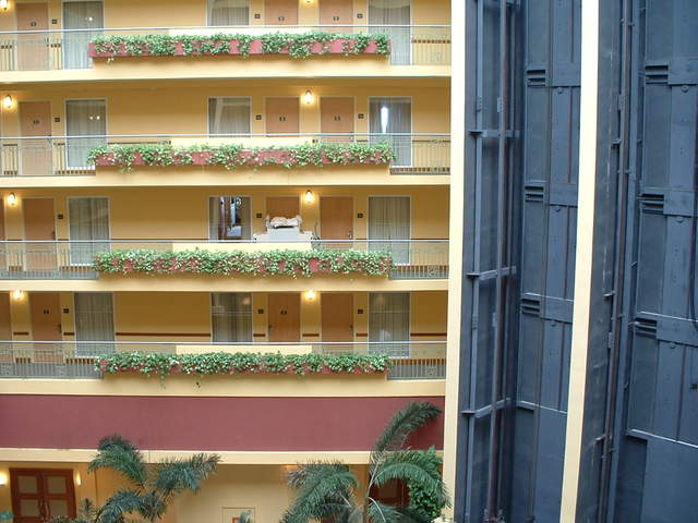 Our room is on the fourth floor, yay!