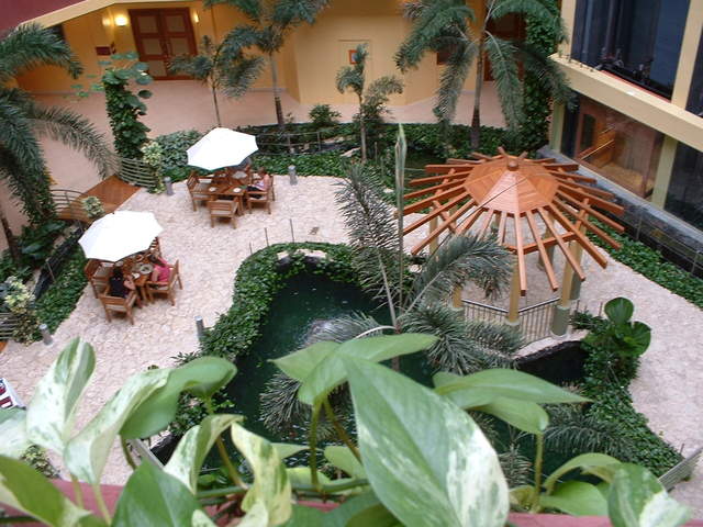 View of the lobby from our floor