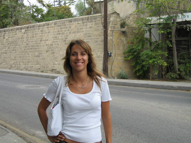 Sandra at the Green Line