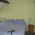 Our big bed in our lovely big room