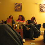 Blurry Elizabeth, Jacqui and Me