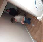 Rob, killing a spider... with a hammer