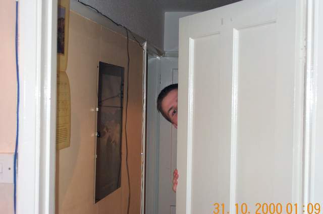 Rob peaking around my door