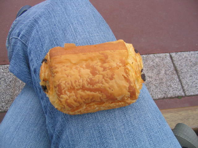 Pain au chocolat! Healthy breakfast