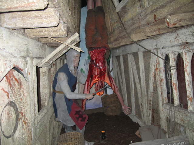 Queuing for the London Dungeon