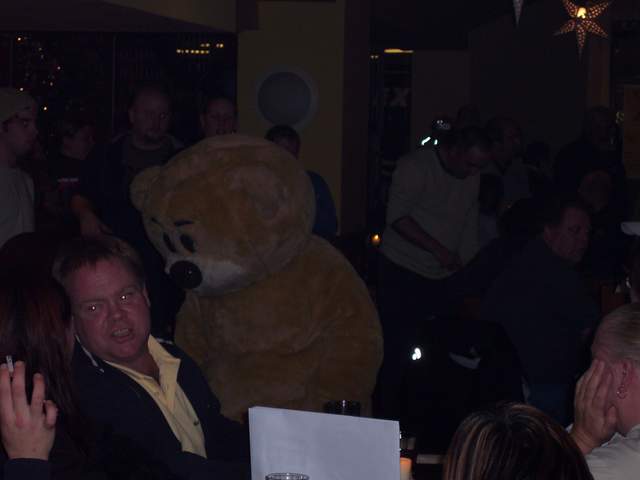 Mr Bear in the Auberge