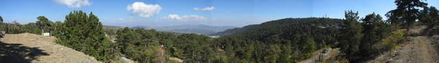 Troodos Mountains Panorama