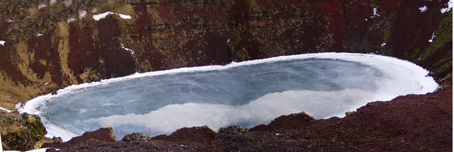 Kerid Explosion Crater Panorama