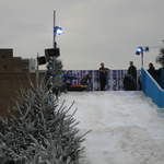 Ali on top of the Ice Slide