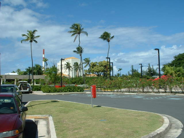 Arriving at the Bacardi Distillery