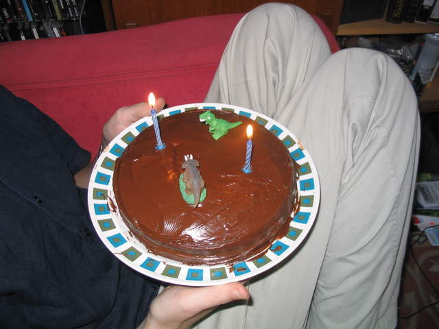 Kevin's birthday cake, baked and designed by Ali