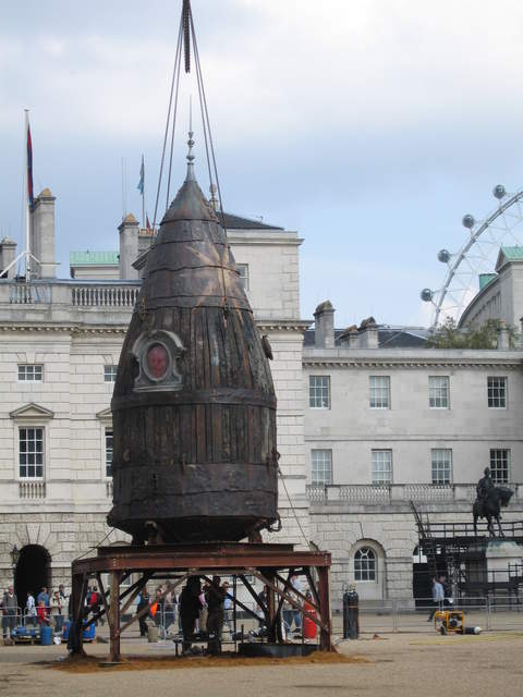 Spaceship in Horse Guards Parade