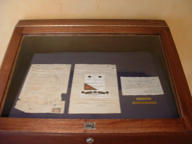 Original documents belonging to Senor Bacardi concerning labeling ideas for the rum