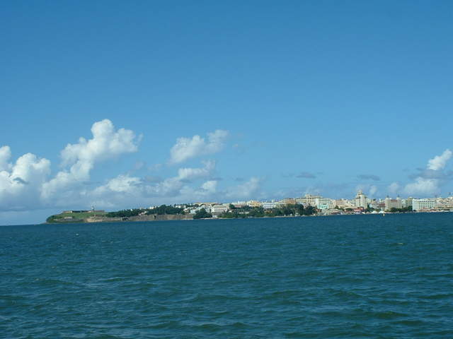 View from the Ferry port of Viejo San Juan