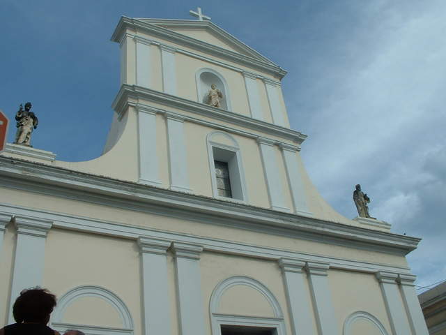 Photo taken of the San Juan Cathedral (top)