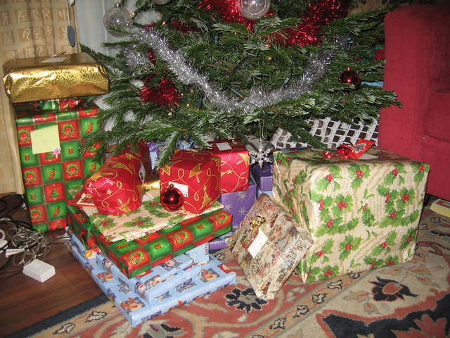 Presents under the tree