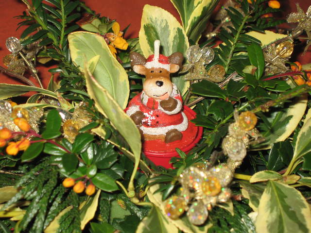 Christmas table decoration