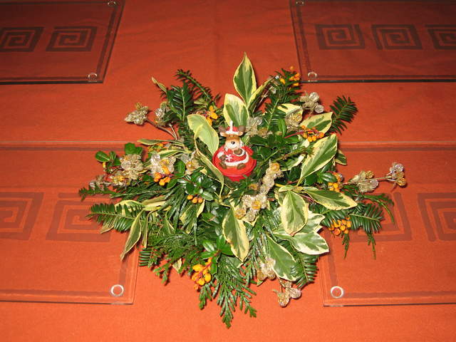 Christmas table decoration