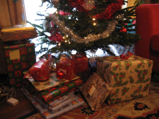 Presents under the tree