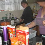 Ali washing up