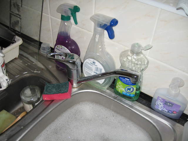 Washing up