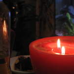 Christmas candle