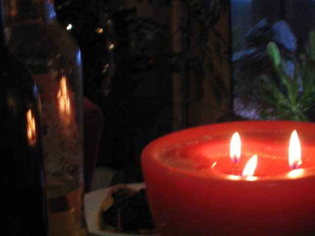 Christmas candle