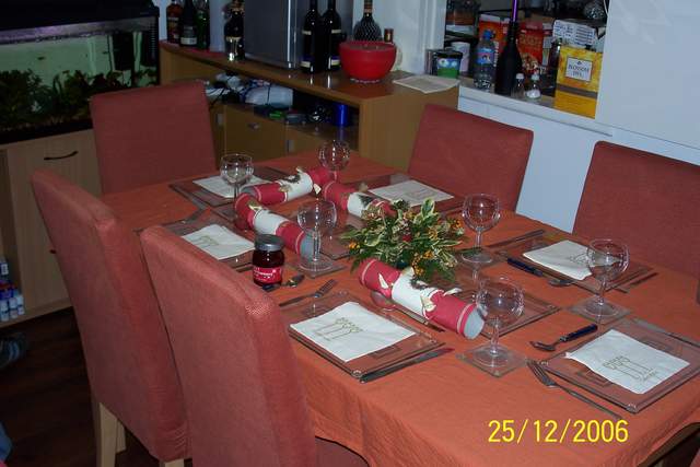 Christmas table