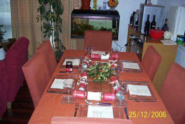 Christmas table