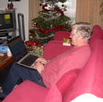 Dad ... helping