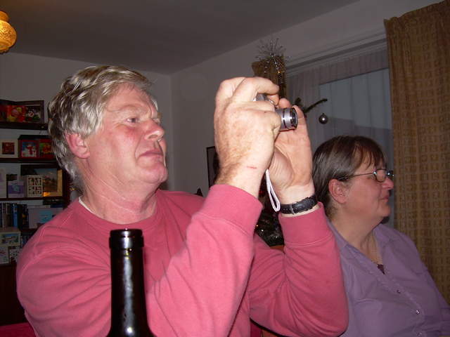 Dad taking pictures