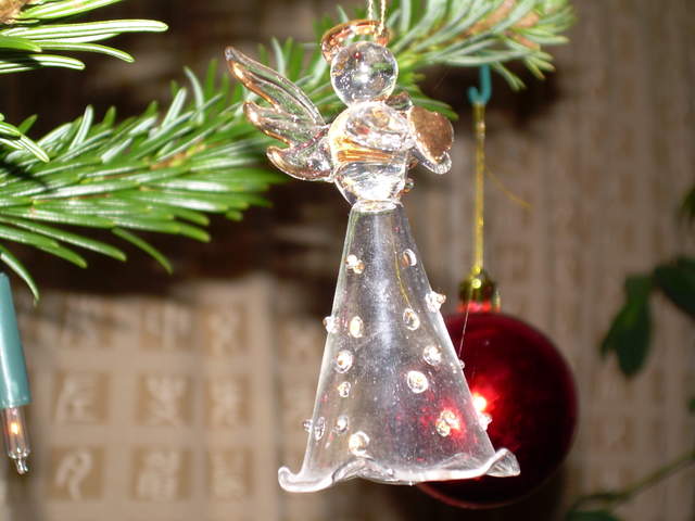 Angel on the christmas tree