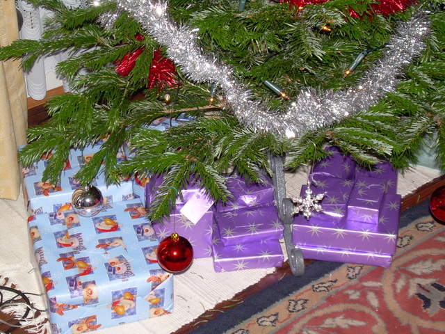 Presents under the tree