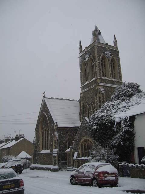 St Andrew's in the snow