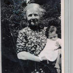 Josephine Blake holding Leslie Blake