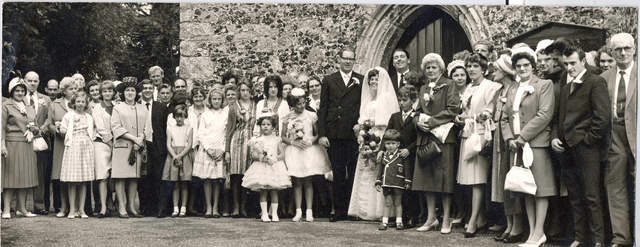 David and Margaret Blake's wedding