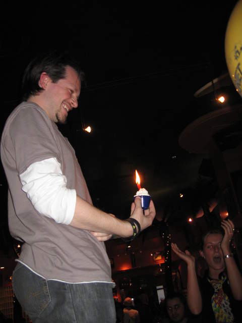 Nick and his "birthday cake"