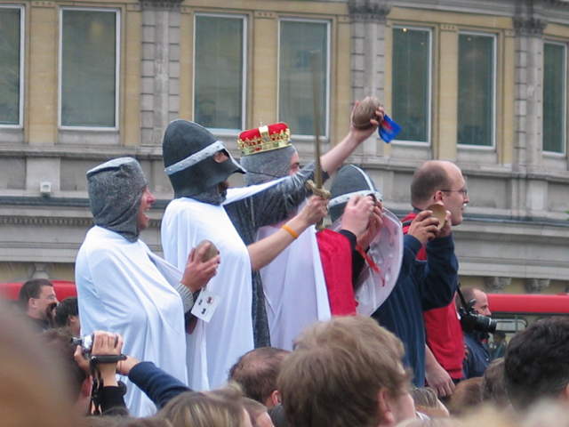 The knights of Trafalgar Sq.