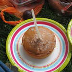Birthday sponge cake