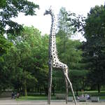 Giraffe sculpture