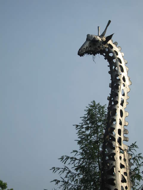 Giraffe sculpture